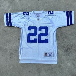 Vintage Reebok Brand NFL Dallas Cowboys Emmit Smith Legends Jersey Adult SZ Med